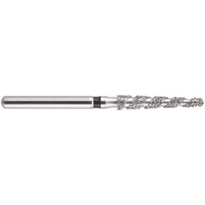 Midwest Once® Helical Single Use Diamond Bur – FG, Super Coarse, Cone, #850-014, 1.0 mm Diameter, 1.4 mm Length, 25/Pkg thumbnail 2