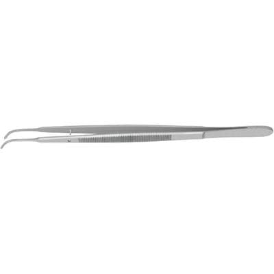 Hu-Friedy Tissue Pliers Gerald 1x2 Curved, 7 in thumbnail 6