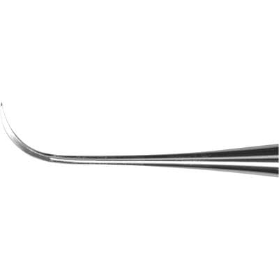 American Eagle Instruments Sickle Scaler, Single-End, #128 Nebraska, Anterior, EagleLite Resin Handle, 3/8", Orange, 1/Pk, AESN128X thumbnail 11