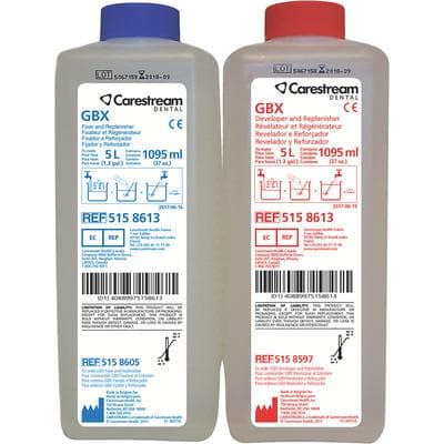 Carestream GBX Developer & Fixer Replenisher Twin Pack, 2 x 37 oz (Makes 5L Each), 5158613 thumbnail 11