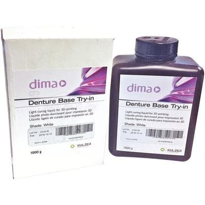 Kulzer dima Denture Base Try-In Material, White, 1000 g Bottle thumbnail 3