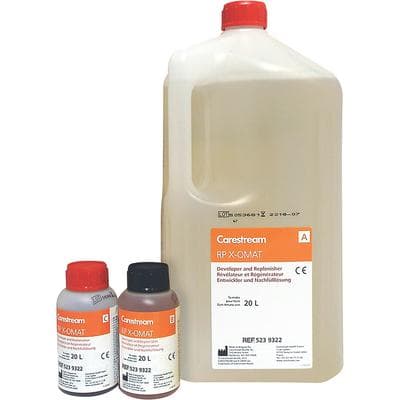 Carestream RP X-Omat Developer and Replenisher, 3-Part Liquid Concentrate, Makes 20 L per Kit, 2 Kits/Case, 5239322 thumbnail 6