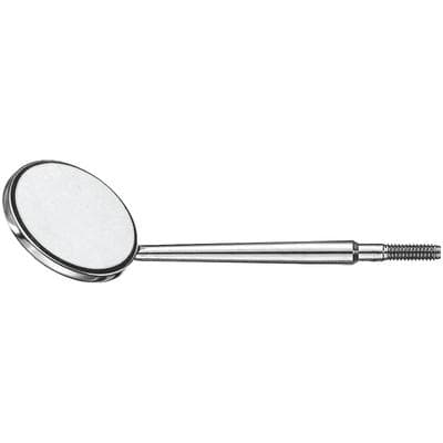 Hu-Friedy #4 Front Surface Cone Socket Mouth Mirror, Single-Sided, 7/8" (22 mm) Diameter, Rhodium-Coated, 1/Each, MIR4 thumbnail 6