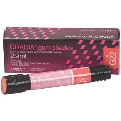 GC GRADIA Gum Opaque G22, 2.9 ml Syringe, Light-Cure Composite, 001896 thumbnail 14