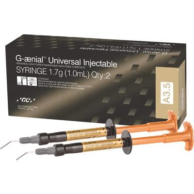 G-aenial Universal Injectable Composite Syringe, Shade A3.5, 1.7g (1.0mL), 2/Pkg, 012367 thumbnail 14