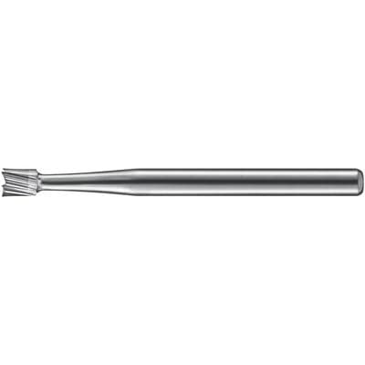 KaVo Kerr Operative Carbide Bur, Inverted Cone, Latch Angle 33 1/2, 6 Flute, 0.6 mm Diameter, 4.0 mm Length, 10/Pk thumbnail 5
