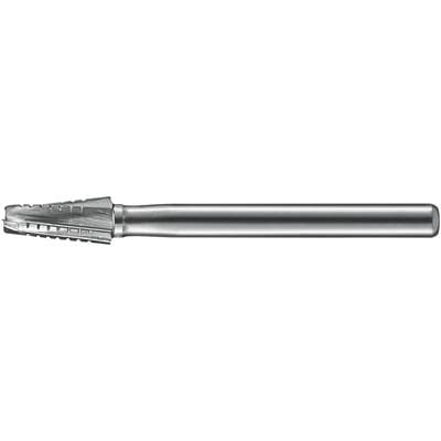 Kerr (KaVo Kerr) Carbide Bur #1703, Tapered Fissure, Round End, X-Cut, 6 Flutes, 2.1 mm Diameter, 4.5 mm Length, Handpiece Shank, 5/Pk thumbnail 5