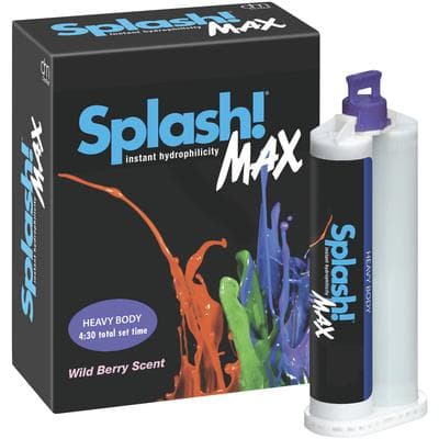 SplashMax Regular Set Heavy Body VPS Impression Material, 50 ml Cartridges, 2/Pk, Wild Berry, SPD1610 thumbnail 6