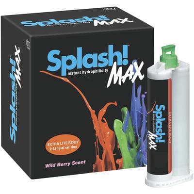 SplashMax Half-Time Set Extra-Lite Body VPS Impression Material, 50 mL Cartridges, 8/Pkg, SPD1607 thumbnail 5
