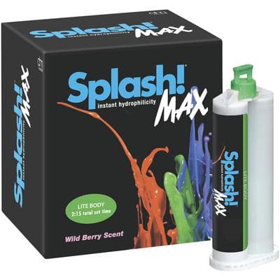 SplashMax Half-Time Set Lite Body VPS Impression Material Bulk Kit, 50 mL Cartridges, 8/Pkg, SPD1609 thumbnail 4