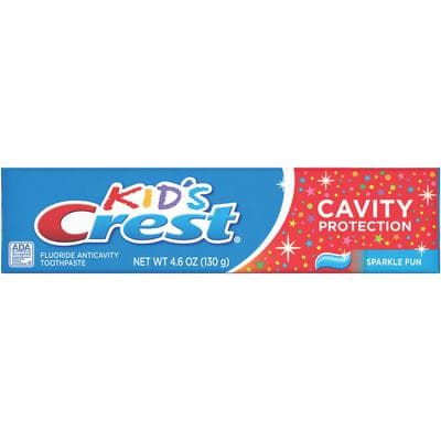 Crest Kids 2+ Cavity Protection Toothpaste, Sparkle Fun (Bubblegum) Flavor, 4.6 oz Tube, 24/Case, Fluoride, Fluoristat thumbnail 7