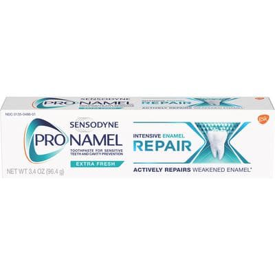 Sensodyne ProNamel Intensive Enamel Repair Toothpaste, Extra Fresh, 3.4 oz Tube, 12/Pkg, CRSKU thumbnail 3