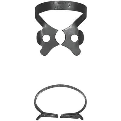 Hu-Friedy Black Line Rubber Dam Clamp #2, Winged, Premolar/Bicuspid, RDCM2X thumbnail 8