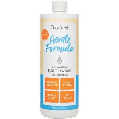 Oxyfresh Gentle Formula Unflavored Fresh Breath Mouthwash, 16 oz Bottle, 107 thumbnail 2