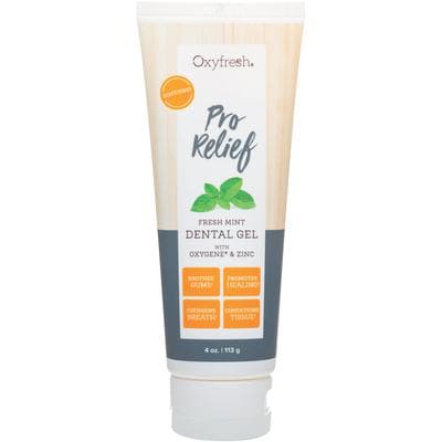 Oxyfresh Pro Relief Dental Gel, Soothing Formula, 4 oz Tube, 1/Pkg, 205 thumbnail 2