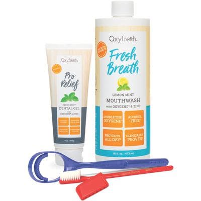 Oxyfresh Post-Surgical Care Kit, Lemon Mint Mouthwash (16 oz), Pro Relief Dental Gel (4 oz), Ultra-Soft Toothbrush, 01KT8PD540YNTX9ZG62T6BKQ4S thumbnail 5