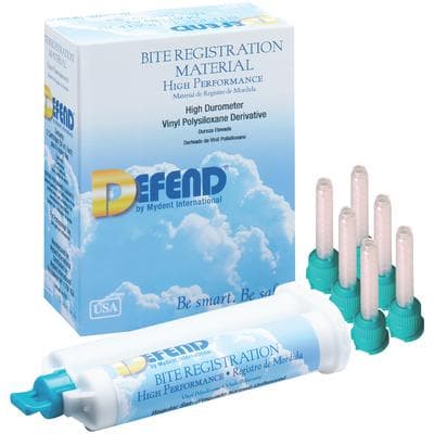 Defend Bite Registration Material, Super Fast Set, Mint Chocolate Chip, Light Blue, 2 x 50 mL Cartridges, BR9005 thumbnail 10