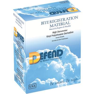 Defend Bite Registration Material, Fast Set, Mint Chocolate Chip, Light Blue, 2 x 50 mL Cartridges with Mixing Tips, BR-9004 thumbnail 11
