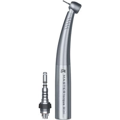 MASTERtorque® High Speed Air Handpiece Bundle – Contra Angle, Push Button Autochuck, Cellular Optics, Mini Head, 3 Spray, 6 Pin Coupler, M8700 L thumbnail 2