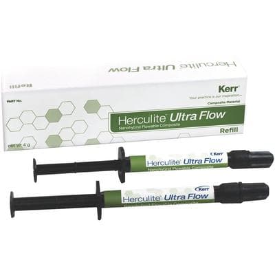 Herculite Ultra Flow Flowable Composite, Syringe Refill, Shade A4, 2 x 2 g Syringes with 20 Dispensing Tips, 2/Pk, 35396 thumbnail 18