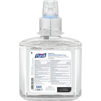 PURELL Advanced Hand Sanitizer Foam Refill for ES6 Touch-Free Dispenser, 1200 mL, 1/Pk, 6453-02 thumbnail 4