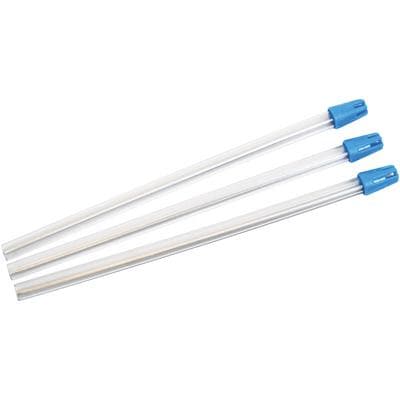 Patterson® Saliva Ejectors, Clear with Blue Tip, 100/Pkg - Patterson® Saliva Ejectors, 100/Pkg - Clear with Blue Tip - Image 1