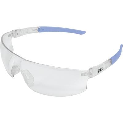 ProVision® Econo Tilts™ Safety Eyewear, Clear Frame/Clear Lens/Blue Tips, Full Size thumbnail 9