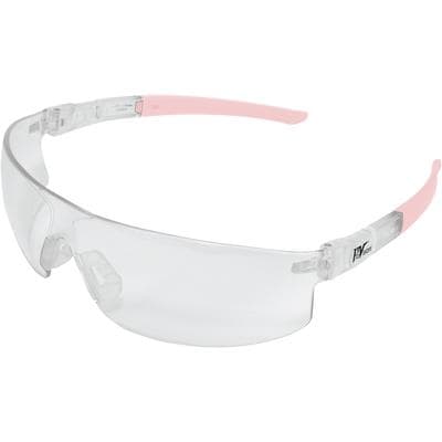 ProVision Econo Tilts Safety Eyewear, Clear Frame, Clear Lens, Rose Quartz Tips, Anti-Fog, ANSI Z87.1 thumbnail 9