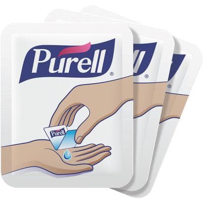 PURELL® Singles™ Advanced Hand Sanitizer Gel, Single-Use Packets, 1.2 ml, Unscented, 1500/Pkg - Purell® Singles™ Advanced Hand Sanitizer Gel Single-Use Packets – 1.2 ml, 1500/Pkg - Purell® Singles™ Advanced Hand Sanitizer Single-Use Packets – 1.2 ml, 1500/Pkg - Image 1