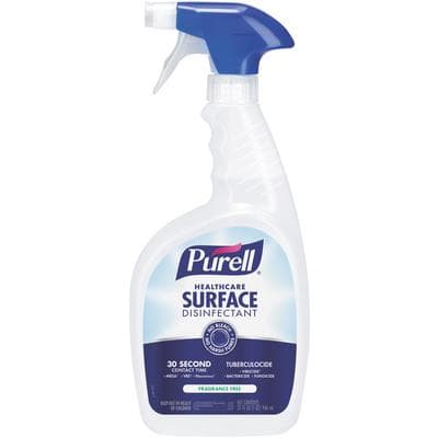 PURELL® Healthcare Surface Disinfectant Spray, 32 fl oz Bottle with Trigger, Ready-to-Use, 1/Bottle, Item 3340 thumbnail 3