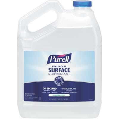 Purell Healthcare Surface Disinfectant, 1 Gallon Pour Bottle, 128 fl oz, 1/Bottle, 4340-04 thumbnail 3