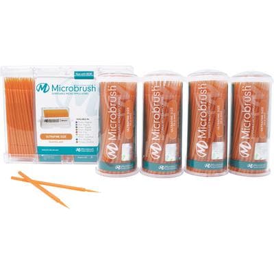 Microbrush Tube Series Applicators, Ultra Fine (0.5 mm), Orange, 400/Pk, MUO400 thumbnail 11