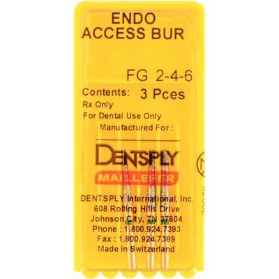 Dentsply Sirona Endo-Access™ Bur, Friction Grip, Assorted Sizes #2, #4, #6, 21mm, Pack of 3, 668803 thumbnail 8