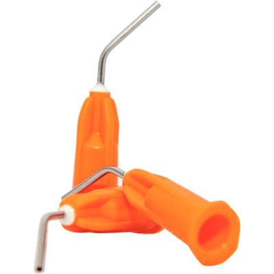 StarFlow® Syringe Tips, 20 Gauge, Bent, Orange, 50/Pkg - StarFlow® Syringe Tips – 50/Pkg - 20 Gauge, Orange - Image 1