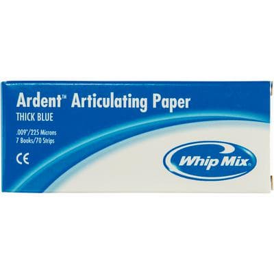 Ardent Articulating Paper, Thick, Blue, 0.009" (225 Microns), 10 Strips/Book, 7 Books/Box (70 Strips), #60007 thumbnail 7