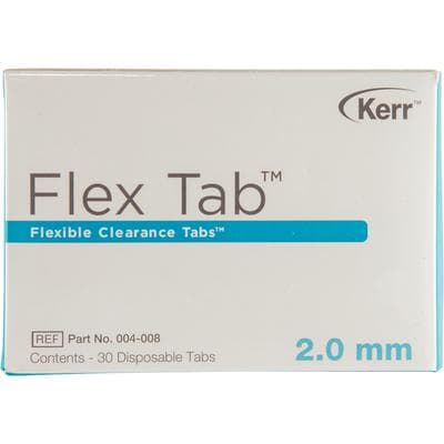 Kerr Flex Tab Flexible Clearance Tabs, 2.0 mm, Blue, 30/Roll, 004-008 thumbnail 3