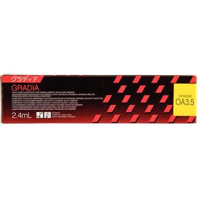 GC America Gradia Opaque Indirect Restoration System, Shade OA3.5, 2.4 mL Syringe, Each thumbnail 4