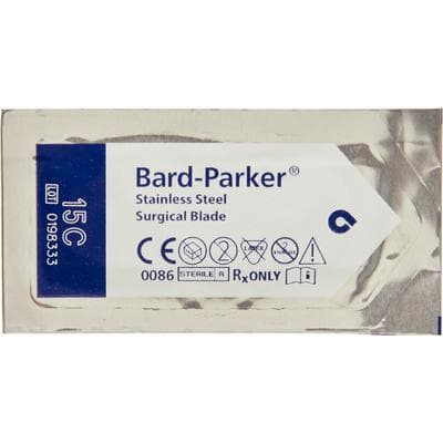 Bard-Parker Stainless Steel Sterile Surgical Blade #15C, Individually Packaged, 50/Box thumbnail 9