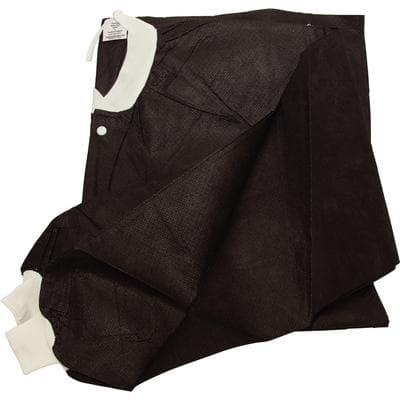ValuMax Extra-Safe Hip-Length Lab Jacket, AAMI Level 3, Fluid Resistant, Black, Large, 10/Pack, 3630BKL thumbnail 7
