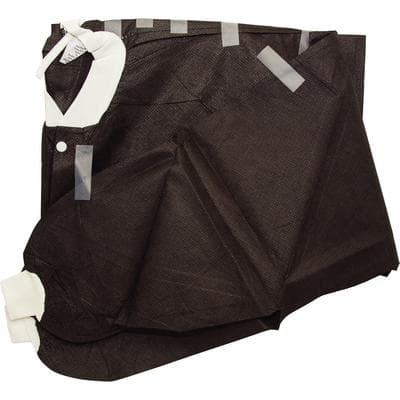 ValuMax Extra-Safe Hip-Length Lab Jacket, AAMI Level 3, Black, X-Large, 10/Pack, 3630BKXL thumbnail 7