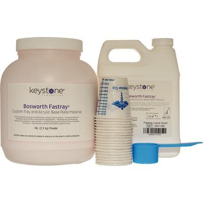 Fastray Custom Tray Acrylic Bulk Kit, Pink, Regular Set, 5 lb Powder & 32 oz Liquid, 0921387 thumbnail 7