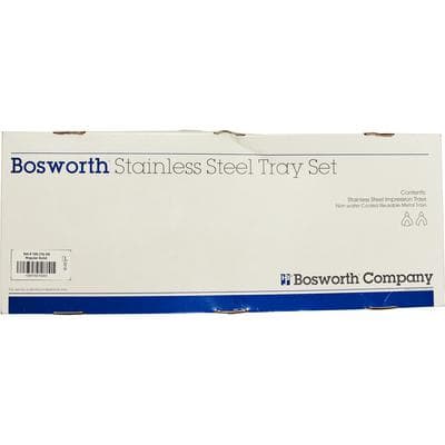 Keystone Set 105 Solid Stainless Steel Impression Trays, 5 Upper & 5 Lower, Set of 10 thumbnail 5
