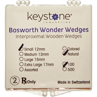 Wonder Wedges Interproximal Wooden Wedges, Small, Natural, 12 mm, 100/Box, 0921417 thumbnail 5