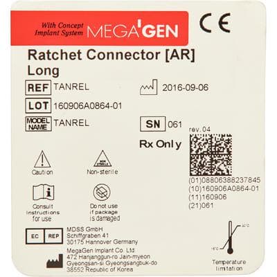 AnyRidge Ratchet Connector, Long, 15 mm, 1/Pkg thumbnail 2
