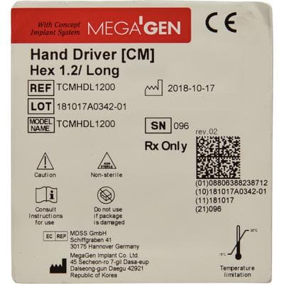 MegaGen AnyOne / AnyRidge Hand Driver, 1.2 mm Hex, 15 mm Long, 1/Pkg thumbnail 3