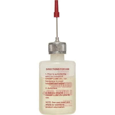 Champ-Lube 20 Plus Handpiece Lubricant, 0.5 oz Bottle, 2/Pkg - 4/Pkg thumbnail 2