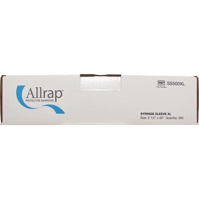 Allrap Air/Water Syringe Sleeves, Clear, 2.5" x 20", 500/Pk, SS500XL thumbnail 7