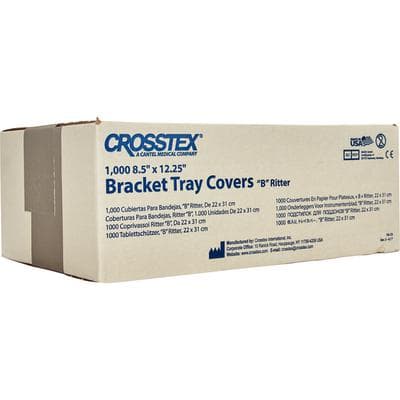 Crosstex Ritter Size B Paper Tray Cover Liners, 8.5" x 12.25", Silver Grey, 1000/Box, FBSI thumbnail 8