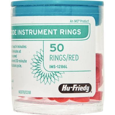 Hu-Friedy IMS Color Code Instrument Rings, Large, Red, 50/Pkg, IMS-1286L thumbnail 12