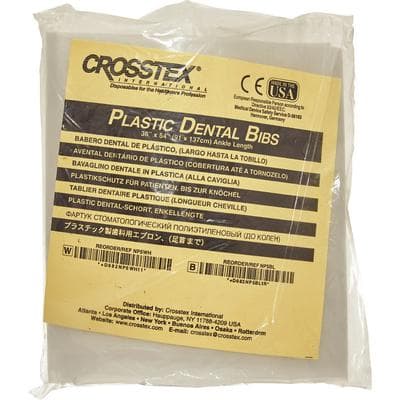 Crosstex Patient Barrier Apron, Plastic, White, Ankle Length, 36" x 54", NP5WH thumbnail 5